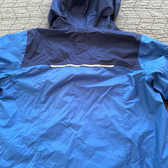 L.L. Bean Kids' Trail Model Rain Jacket, Blue (M/10-12) - Picture 3 of 8